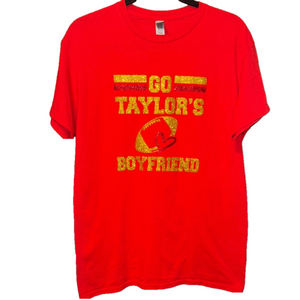Go Taylor's Boyfriend Short Sleeve Glittered T-Shirt